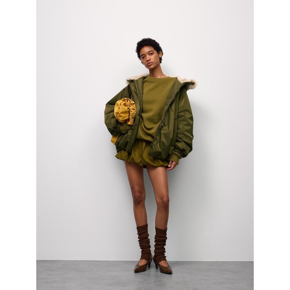 GU by Uniqlo Теплая утепленная летная куртка