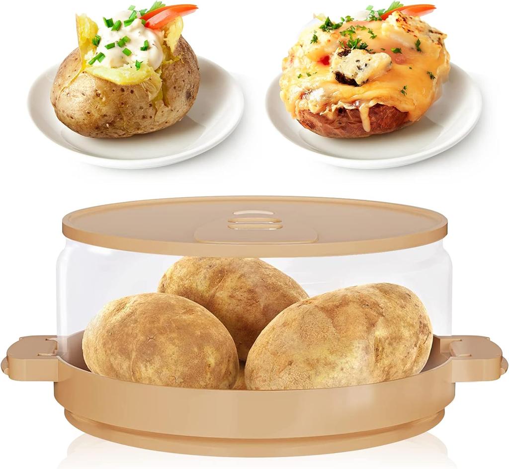 Microwave Baked Potato Cooker In Minutes Tender Fluffy Baking Potato Cooker For Microwave Baked Potato Bag Upgrade BPA-free 1pcs