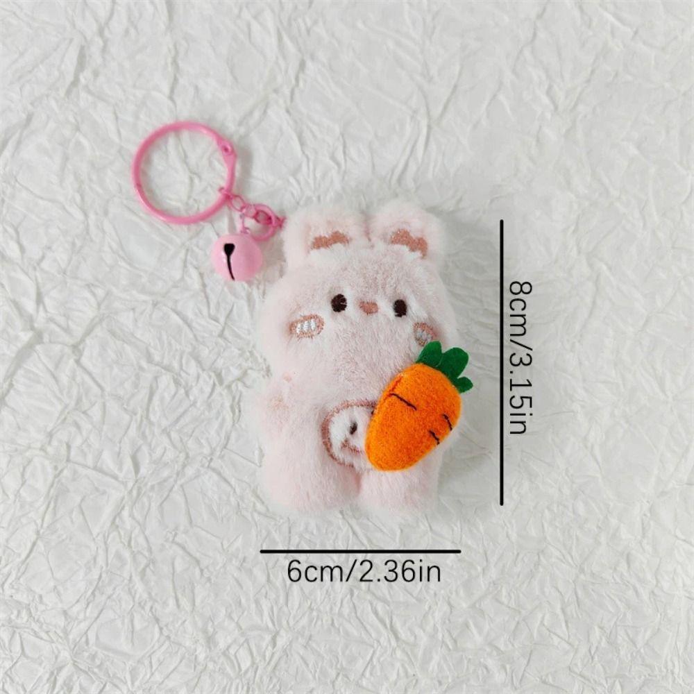 Кролик Животное Лягушка Подвеска Мультяшный Медведь Брелок Милый Плюшевый Кролик Брелок Подвесной Аксессуар