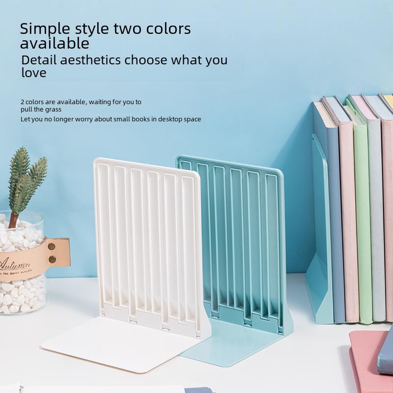 Складная настольная подставка для книг в форме буквы L с фиксированным зажимом