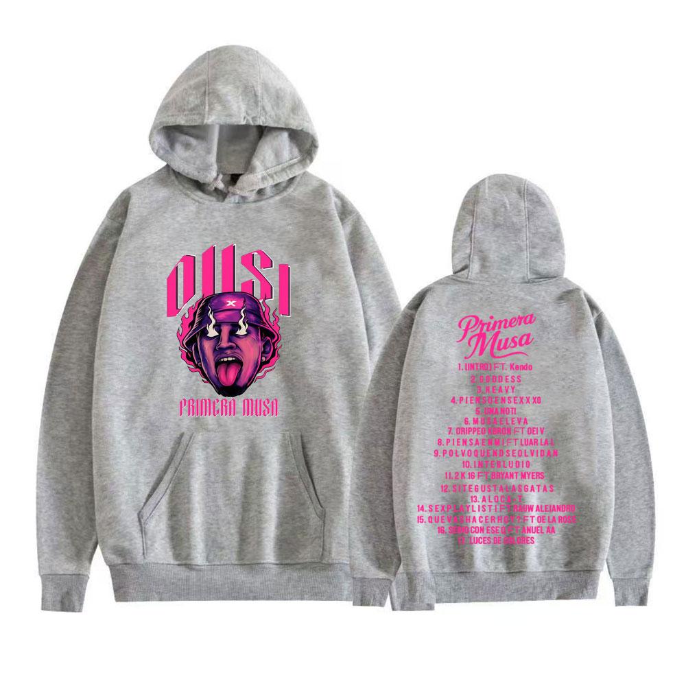 Худи с принтом альбома рэпера Омара Кортца Primera Musa для мужчин и женщин, модные свитшоты в стиле хип-хоп, повседневные пуловеры с длинным рукавом на осень