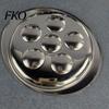 Dishwasher Safe Snail Plate Stainless Steel Escargot with Forks, 6/12 Hole Gratin Dish for Oven, Serving Tray Non-Slip Grooves, Elegant Appetizer