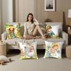 Art Pillow Case Sofa Living Room Bedroom Double-sided Printing Square Sarah Kay Swing Girl Cushion Nap Time Pillow Case