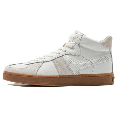 Li Ning Yun Chuan Hi нескользящие износостойкие высокие повседневные туфли женские кроссовки облачно-белые AGCT302-1