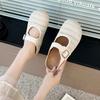 Thick-bottomed Half-slippers Women's 2025 Summer New Fashionable Versatile and Comfortable Outer Wear Light and One-footed Cool Slippers