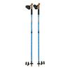 Captain Stag Trekking Poles, Set of 2, with Vented Grip, Two-Stage Sliding, and Anti-Shock System, Blue, FEEL BOSCO M-9843