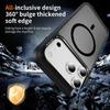 Для iPhone 17/Air/16/15/14/13 Pro Max 12 11 Чехол, Совместимый с Магнитным Полупрозрачным Матовым Задником Силиконовым Бампером Ударопрочный