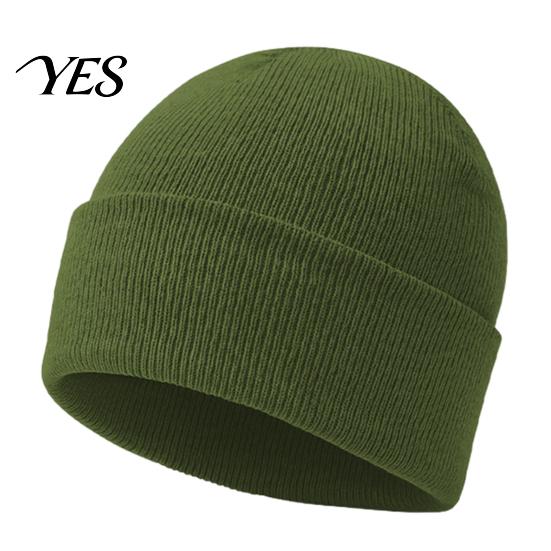 Windproof Winter Headwear Knitted Hat, Unisex Thick Thermal Skull Cap, Cozy Cold Weather Warm Knit Hat for Men Women Outdoor Hiking Jogging