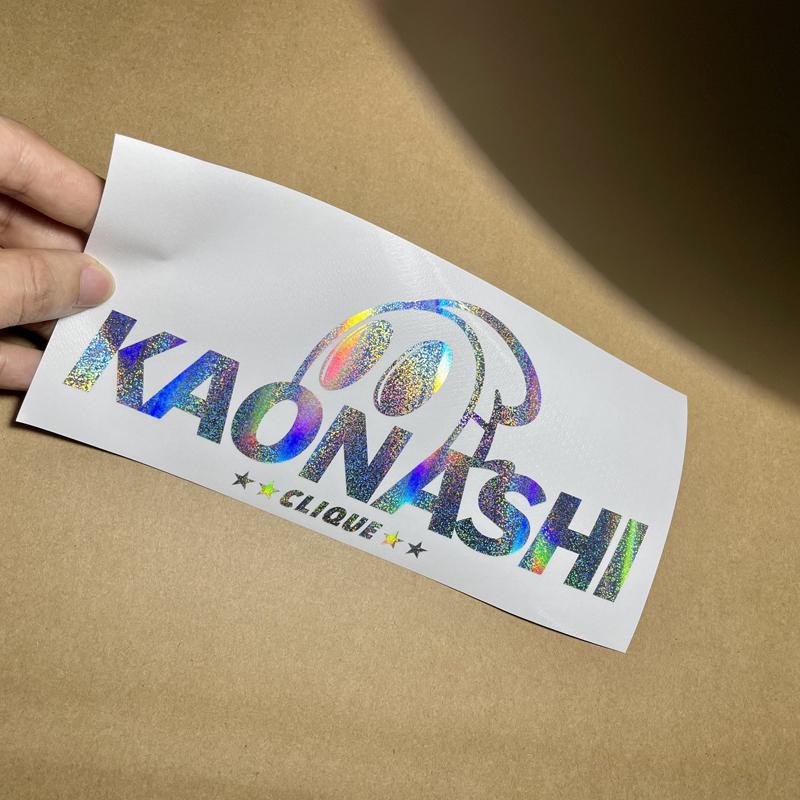 KAONASHI JDM Car Electric Motorcycle Sticker Front Guard Sticker Rear Window Windshield Sticker Reflective Car Stick