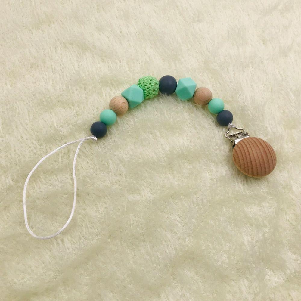Holder Children Pacifier Holder Clips Baby Teether Toys Straps Baby Pacifier Chain Dummy Clips