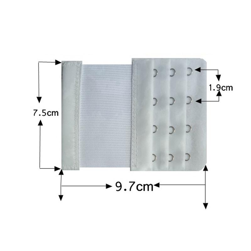 Удлинители для бюстгальтера, удлинитель с пряжкой для бюстгальтера, 3 ряда, 4 крючка, удлинитель для бюстгальтера, швейный инструмент, женское нижнее белье, удлиненные удлинители для бюстгальтера с крючками