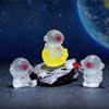 1Pcs Luminous Astronaut Resin Spaceman Figurine Home Decor Glowing Miniature Desktop Home Decoration Accessories