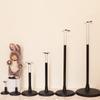 1Set Bracket Support Professional Doll Stands White/Black Plastic Multi-sized Dummy Puppet Wrist Display Holder Adjustable