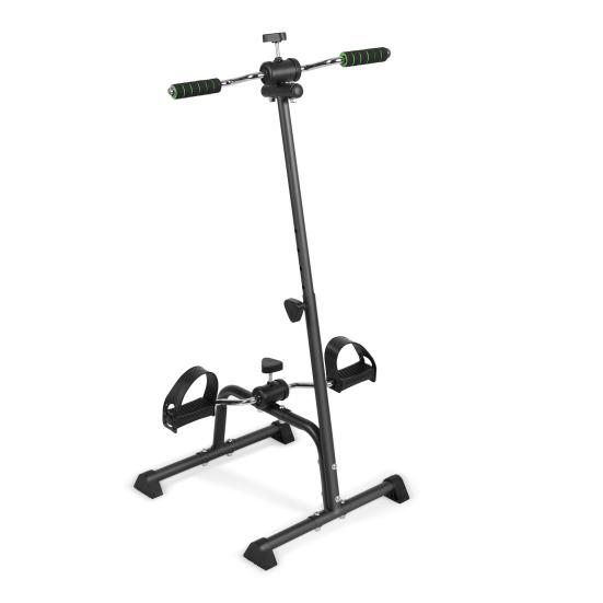 Elderly Exercise Bike Pedal Exerciser Bike Hand Arm Leg Knee Peddler Adjustable Fitness Equipment for Seniors Elderly Home Pedal Exercise Bike