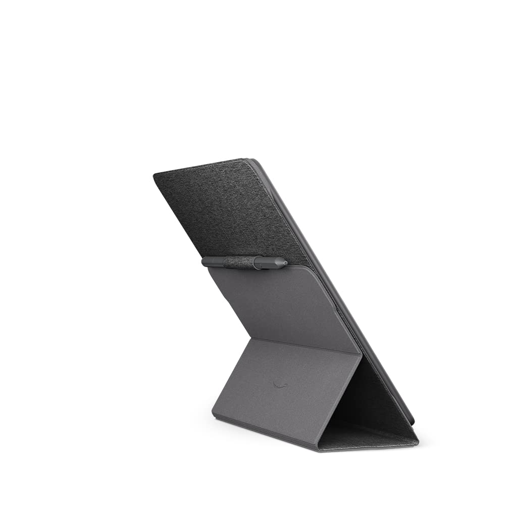 Kindle Scribe In 2024 and Amazon Genuine Fabric Folding Cover [For (released 2022)] (black)