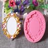 Silicone Mold Baking Vintage Photo Frame Shape DIY Fondant Chocolate Mold Cake Decorating Tools