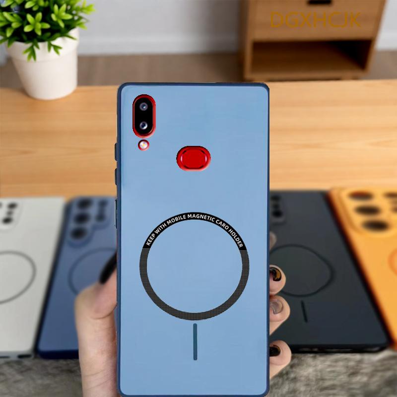 Для Samsung Galaxy A10S Чехол Galaxy M01S Чехол для телефона Galaxy A10S Чехол m01s Ударопрочный Цветной Магнитный Жесткий Силиконовая задняя крышка