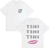 Певица TINI STOESSEL Futtura Модный 2026 Графический Тур Футболка Унисекс Женская Поп Футболка Хлопок Повседневная Футболка с Коротким Рукавом Унисекс