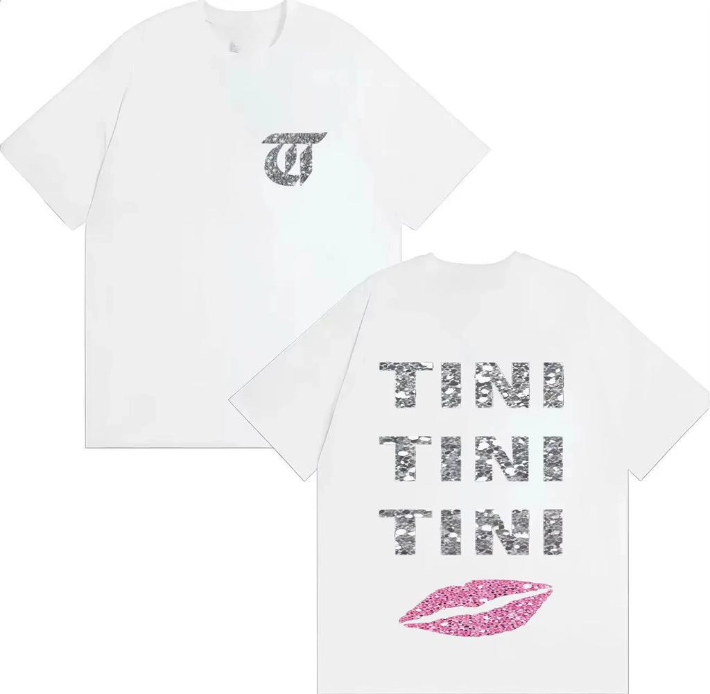 Певица TINI STOESSEL Futtura Модный 2026 Графический Тур Футболка Унисекс Женская Поп Футболка Хлопок Повседневная Футболка с Коротким Рукавом Унисекс