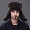 Mink Hat Male Whole Mink Mink Winter Middle-aged and Elderly Old Man Hat Mink Hair Ear Protection Warm Fur Otter Lei Feng Hat