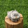Mini Desktop Furnishings Lifelike Animal Rabbit Model Easter Rabbits Plush Toys Simulation