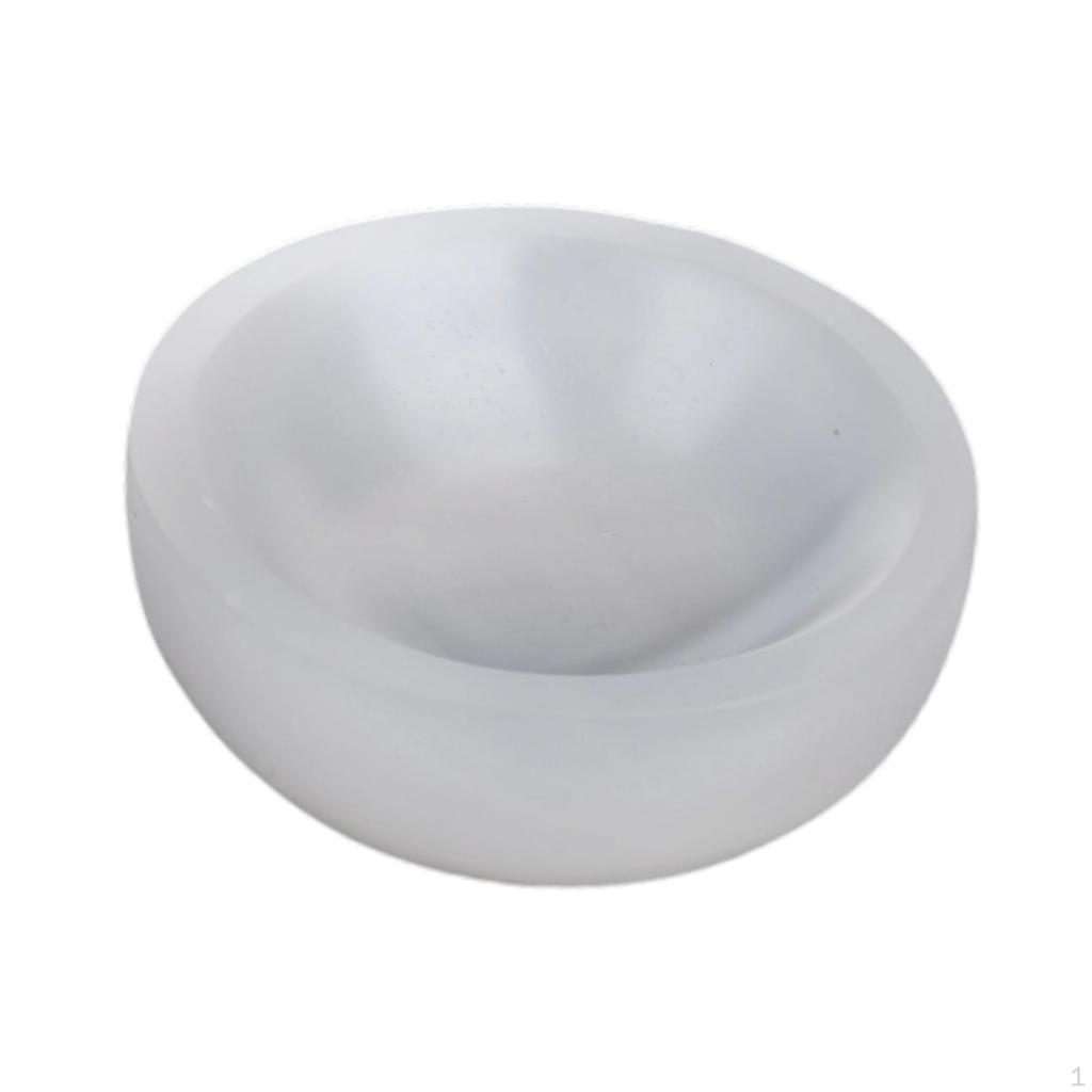 Декоративная селенитовая чаша, украшение ручной работы, подставка для камней для изготовления ювелирных изделий своими руками для центрального элемента, гостиная