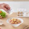 4Pcs/set Plastic Spice Jars Sliding Open Seasoning Box Set Spice Dispenser  Kitchen Organizer Box