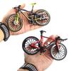 Испытайте захватывающие гонки на пальцевых MTB с KaKBeir 1:10 Мини-велосипедов из сплава, литье под давлением, металлические, имитация, игрушка для коллекционеров, взрослых, детей
