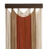 Boho Wall Hanging Handwoven Made of Wood And Polyester with Fringes Decorated Retro Design Suitable