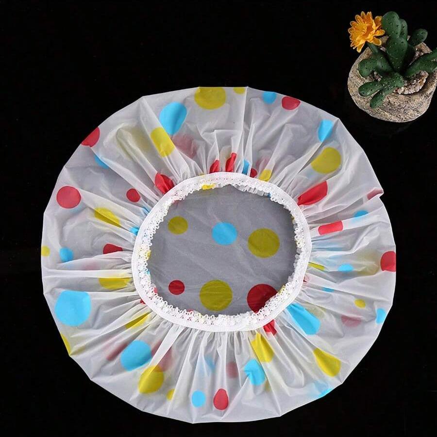 5 шт. водонепроницаемая шапочка для душа женская бытовая для купания против масла и дыма уход за волосами шапочка для душа шапочка для сухих волос