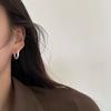 Xiaomi BF CLUB Серьги-кольца из стерлингового серебра 925 пробы, блестящие, для женщин и девушек, сексуальные, модные, трендовые украшения, подарок, вечеринка, свадьба pendientes