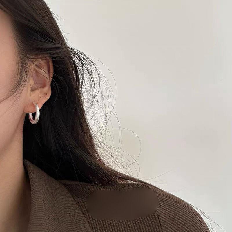 Xiaomi BF CLUB Серьги-кольца из стерлингового серебра 925 пробы, блестящие, для женщин и девушек, сексуальные, модные, трендовые украшения, подарок, вечеринка, свадьба pendientes