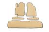 Коврики EVA (бежевые) Передние -2025 задние (3шт) для Peugeot Partner Tepee 2008-2018 гг