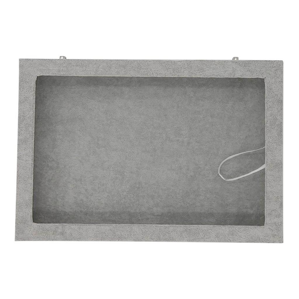 Ледяной бархат, прозрачная крышка, пустая коробка-органайзер для ювелирных изделий, футляр для хранения ожерелья