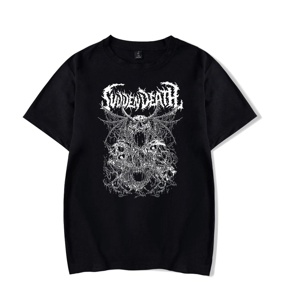 2025 Svdden Death Metal TShirt Unisex Vintage 90s T-Shirt Unisex And Women Short Sleeve Funny TShirt Tops Women