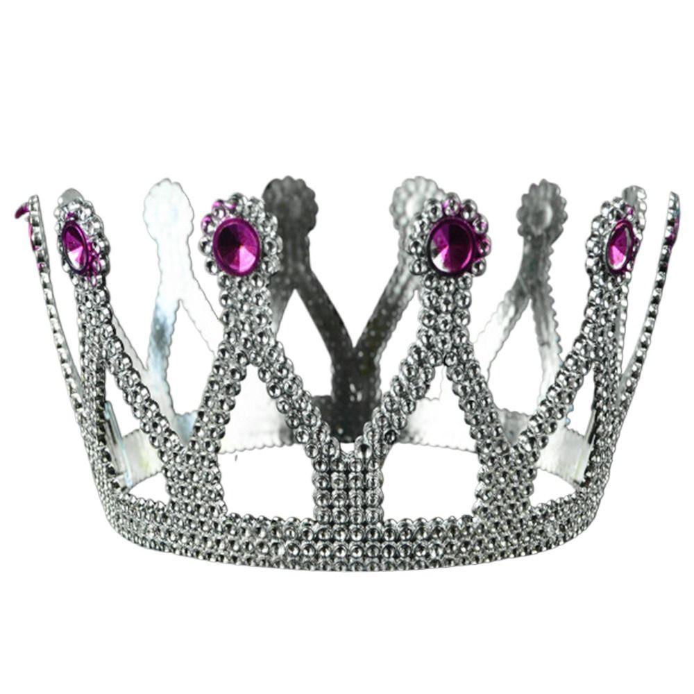 King'S Clothing Accessories Hairpin Nine Diamond Crown King'S Crown Princess Crown Circular Tiaras