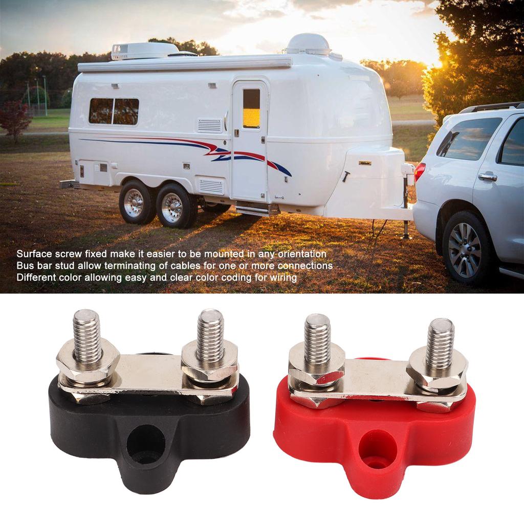 48V Power Distribution Studs Battery Power Ground Junction Post Bus Bar Connector
