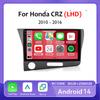 9 Inch Android 14 Carplay Auto for Honda CRZ 2010 - 2016 Car Multimedia Radio Player GPS Navigation 4G+WIFI Audio DSP Stereo