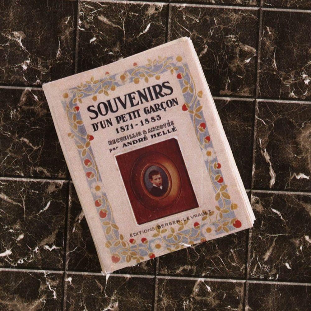 1/6 1/12 Dollhouse Book Can Be Opened Mini Books Gifts Miniature Book Model