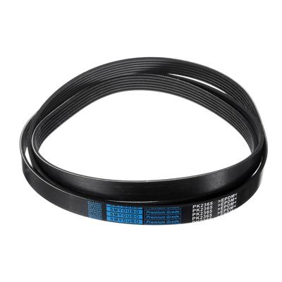 Uxcell 6PK2365 Ремень ГРМ с ребрами, 6 ручьев, Длина 2365 мм x Ширина 21 мм x Высота 5 мм, Поликлиновой ремень EPDM, Многоручейковый микро V-образный ремень