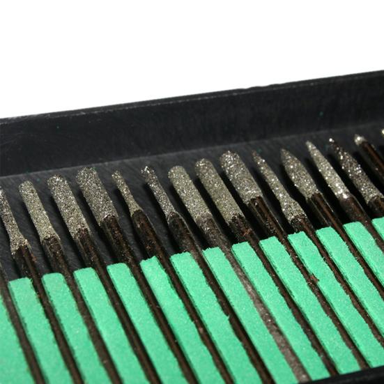 30 шт./компл. сверла из нержавеющей стали с хвостовиком, шлифовальная головка, инструмент для дизайна ногтей