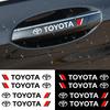 4 шт./комплект Наклейка на ручку двери автомобиля Для Toyota RAV4 Camry Corolla Levin Yaris Reiz Vios Highlander CHR Avalon Автоаксессуары