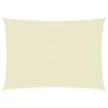 VidaXL Sun Sail Oxford Fabric Rectangular 2x4.5 M Cream 135203