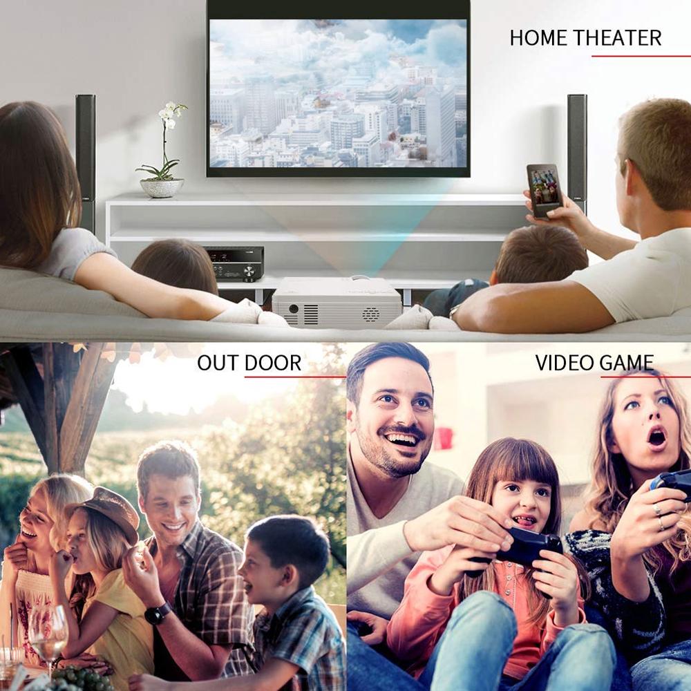 Проводной USB Домашний мини HD 1080P проектор YG520 проектор Для системы домашнего кинотеатра Видеопроектор для фильмов С HDMI VGA AV
