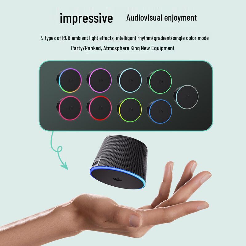 Магнитная портативная Bluetooth-колонка Newsmy с держателем для телефона, штепсель CN (адаптер в комплекте) (Китайская версия)
