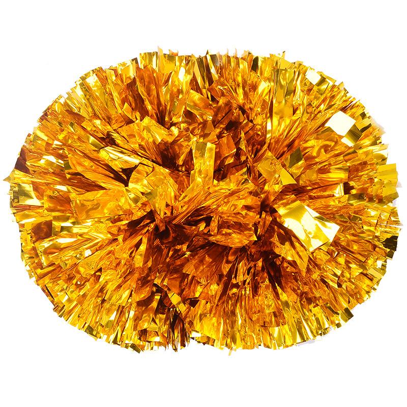 Женские разноцветные помпоны для черлидинга, шарики для черлидинга, черные и синие, золотые, серебряные, красные, зеленые, танцевальные аксессуары для черлидинга