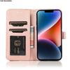 Shiny Case For iPhone 17 Pro Max AIR 16 E 15 14 13 Pro Max 12 MINI 11 Pro X XR XS XS Max 7 8 Plus Wallet Flip Leather Case