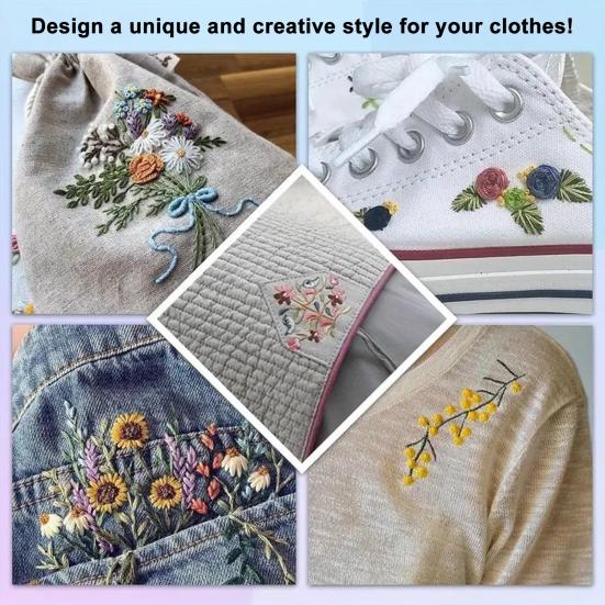 2 листа водорастворимого стабилизатора для вышивки DIY Stick Stitch бумага для вышивки с предварительно напечатанными цветами, листьями, животными узорами для начинающих любителей шитья