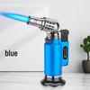 JL550 Direct Jet Torch: Windproof Metal Lighter with Blue Flame, 1300℃ Welding Torch for Outdoor Use