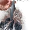 Women Winter Natural Fur Earmuff Warm Female Genuine Raccoon Fur Ear Cover With Sheep Leather Headbands Fur Earcap